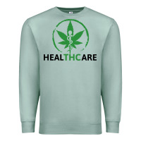 Seafoam healthcare thc marijuana cannabis medical Premium Sweatshirt - linhVisuals