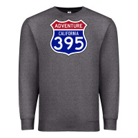 Charcoal Heather california usa highway 395 hiking fishing climbing adventure premium Premium Sweatshirt - linhVisuals