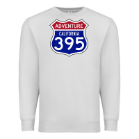 Dove Grey california usa highway 395 hiking fishing climbing adventure premium Premium Sweatshirt - linhVisuals
