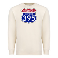 Sandshell california usa highway 395 hiking fishing climbing adventure premium Premium Sweatshirt - linhVisuals