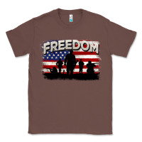 Chestnut Freedom 4th of july Classic Tee - CowGirlArtShop