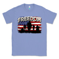 Colony Blue Freedom 4th of july Classic Tee - CowGirlArtShop