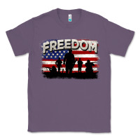 Lavender Freedom 4th of july Classic Tee - CowGirlArtShop
