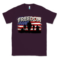 Plum Freedom 4th of july Classic Tee - CowGirlArtShop