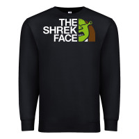 Black the shrek face Premium Sweatshirt - linhVisuals