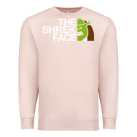 Pale Pink the shrek face Premium Sweatshirt - linhVisuals