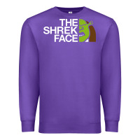 Purple the shrek face Premium Sweatshirt - linhVisuals