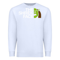 White the shrek face Premium Sweatshirt - linhVisuals