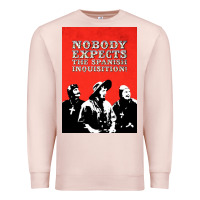 Pale Pink nobody expects the spanish inquisition Premium Sweatshirt - linhVisuals