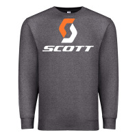 Charcoal Heather scott company bike Premium Sweatshirt - linhVisuals