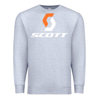 Heather Grey scott company bike Premium Sweatshirt - linhVisuals