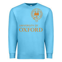 Ocean Blue oxford Premium Sweatshirt - linhVisuals