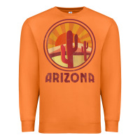 Carrot arizona cactus sunset scene graphic t shirt Premium Sweatshirt - linhVisuals