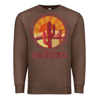 Chestnut arizona cactus sunset scene graphic t shirt Premium Sweatshirt - linhVisuals
