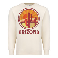 Sandshell arizona cactus sunset scene graphic t shirt Premium Sweatshirt - linhVisuals