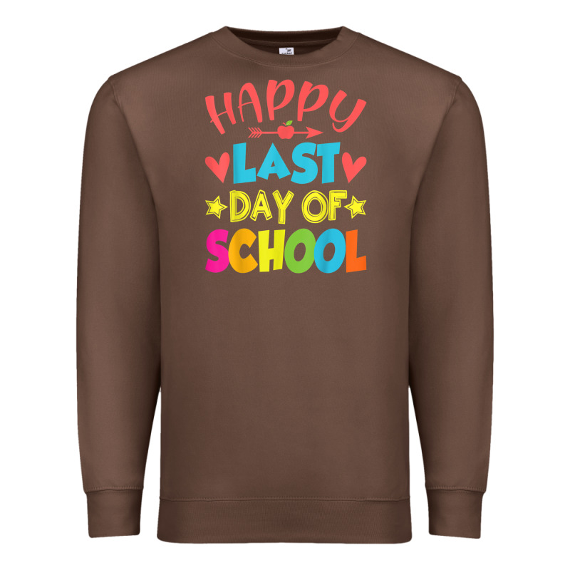Happy Last Day Of School Teacher Boys Girls School Last Day Premium Sweatshirt by linhVisuals | Teevron
