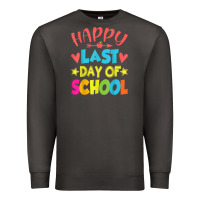 Smoke happy last day of school teacher boys girls school last day Premium Sweatshirt - linhVisuals