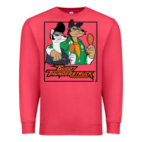 Cardinal buddy thunderstruck friend Premium Sweatshirt - linhVisuals