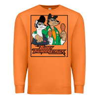 Carrot buddy thunderstruck friend Premium Sweatshirt - linhVisuals