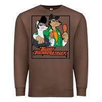 Chestnut buddy thunderstruck friend Premium Sweatshirt - linhVisuals
