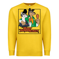 Lemon buddy thunderstruck friend Premium Sweatshirt - linhVisuals