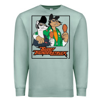 Seafoam buddy thunderstruck friend Premium Sweatshirt - linhVisuals