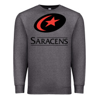 Charcoal Heather saracens Premium Sweatshirt - linhVisuals