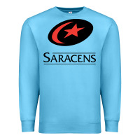 Ocean Blue saracens Premium Sweatshirt - linhVisuals