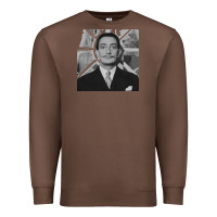 Chestnut swans reflecting elephants 1937 by salvador dali 83665573 Premium Sweatshirt - linhVisuals
