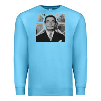 Ocean Blue swans reflecting elephants 1937 by salvador dali 83665573 Premium Sweatshirt - linhVisuals