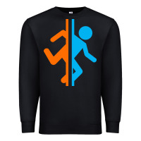 Black portal   portal Premium Sweatshirt - linhVisuals