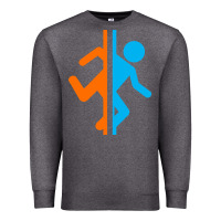 Charcoal Heather portal   portal Premium Sweatshirt - linhVisuals