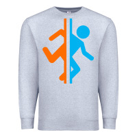 Heather Grey portal   portal Premium Sweatshirt - linhVisuals
