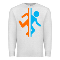 Oatmeal Heather portal   portal Premium Sweatshirt - linhVisuals