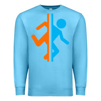 Ocean Blue portal   portal Premium Sweatshirt - linhVisuals
