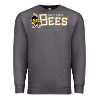 Charcoal Heather salt lake city bees Premium Sweatshirt - linhVisuals