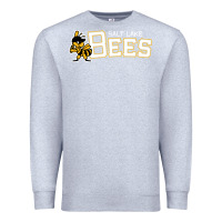 Heather Grey salt lake city bees Premium Sweatshirt - linhVisuals