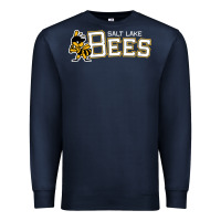 Navy salt lake city bees Premium Sweatshirt - linhVisuals