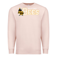 Pale Pink salt lake city bees Premium Sweatshirt - linhVisuals