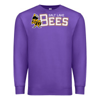 Purple salt lake city bees Premium Sweatshirt - linhVisuals