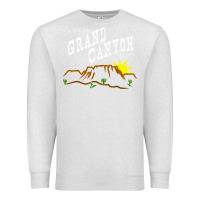 Oatmeal Heather arizona grand canyon greetings souvenir tee shirt Premium Sweatshirt - linhVisuals