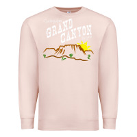 Pale Pink arizona grand canyon greetings souvenir tee shirt Premium Sweatshirt - linhVisuals