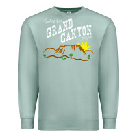 Seafoam arizona grand canyon greetings souvenir tee shirt Premium Sweatshirt - linhVisuals