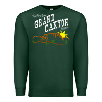 Sports Green arizona grand canyon greetings souvenir tee shirt Premium Sweatshirt - linhVisuals