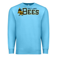 Ocean Blue salt lake city bees Premium Sweatshirt - linhVisuals