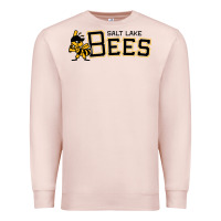Pale Pink salt lake city bees Premium Sweatshirt - linhVisuals