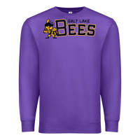 Purple salt lake city bees Premium Sweatshirt - linhVisuals
