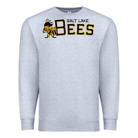 Heather Grey salt lake city bees Premium Sweatshirt - linhVisuals