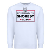 White shoresy Premium Sweatshirt - linhVisuals