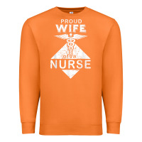 Carrot my husband is a nurse im a proud wife of a nurse Premium Sweatshirt - linhVisuals